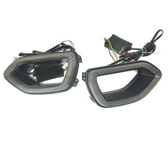 For 2015-21 Dodge Charger SRT Scat Pack Front Bumper Grille LED light DRL Signal light