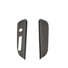 Real Dry Matte Carbon Gear Shift Box Panel Cover Gear Box Side Trims For Ford Mustang 2015-2017