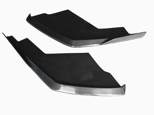 1 PAIR/ DM Style Carbon Fiber Front Bumper Splitter Lip Spoiler For Lamborghini Huracan LP610-4 LP580