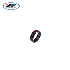 BFB Red & Black Carbon Fiber Smart Key Ring Real Carbon Key Ring  For Tesla Model 3 Y