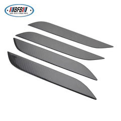 Dry Carbon Fiber car  body Exterior Kits Side Door Handle Cover Panel Protective Trims For Tesla Model S 2016-2018