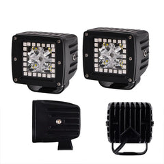 RGB 50inch Chasing Halo Multi Color Light bar and Led Work Light App&Remote Synchronous Control for Offroad Truck