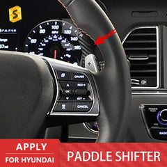 Shasha Carbon Wholesale Price Car Interior Trim Carbon Fiber Steering Wheel Paddle Shift For Hyundai