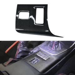 Real Dry Carbon Car interior Trim Gear Shift Box Button Cover For Subaru BRZ For Toyota 86 2022up