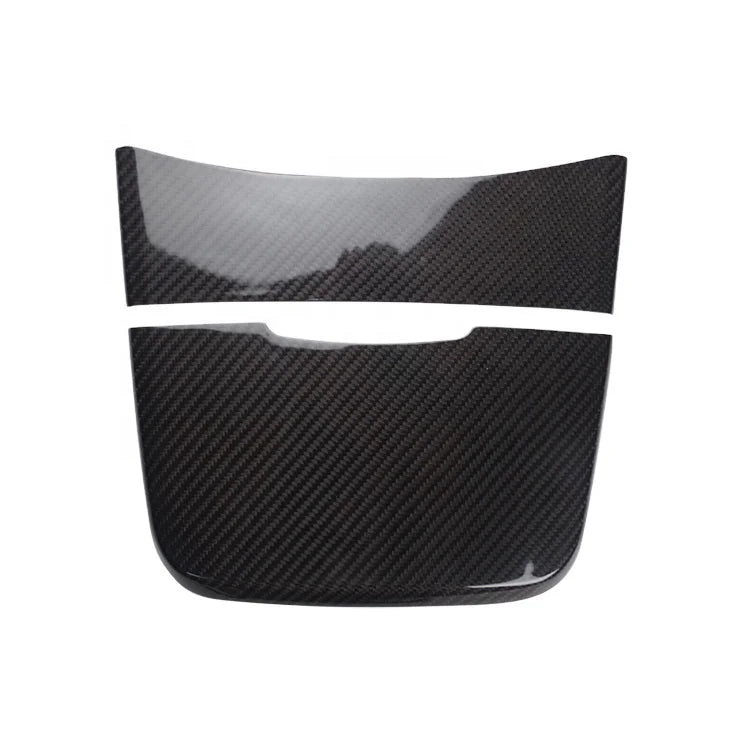 3PCS Interior Trims For S CLASS W222 2014-2020 Year S320L S400 S65 Dry Carbon Middle Console Cover Cup Holder Cover Panel