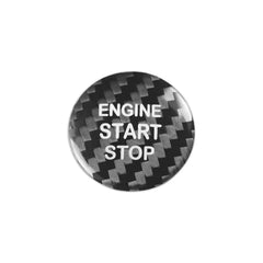 Es Wholesale Carbon Fiber Car Accessories Car Push Button Start For Toyota Carbon Fiber Start Stop Button Cover Stickers