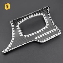 Shasha Carbon Fiber Factory Headlight Switch Decorative Frame Auto Interior Part Car Trim For Mustang 2015 2022
