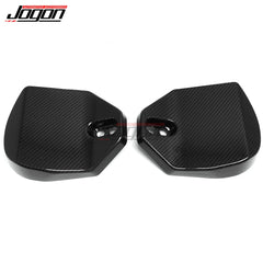 JOGON For Corvette C8 Coupe 2020+2 pcs Shock Absorber Cover Magnetic Ride Control Panel Trim Dry Carbon Fiber Car Accessories