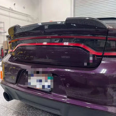 2015-2021 Trunk Spoiler Fit For Dodge Charger SRT- Hellcat SK style Carbon Fiber Deck lid Ducktail Highkick Spoiler