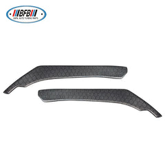 Real Carbon Fiber Honeycomb Rear Flaps Rear Bumper Lip Splitters For Infiniti Q50 2014 - 2017 Rear Bumper Side Splitter
