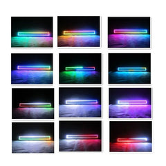 Wholesale 22Inch Straight RGB Light Bar With Chasing Strobe Mode Color Changing 12 Volt Light Bars App&remote Control
