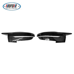 Real Dry Carbon Fiber Mirror Cover Side Door Mirror Cover Overlays for BMW G80 G82 G83 M3 M4
