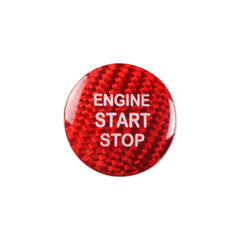 Es Wholesale Carbon Fiber Car Accessories Car Push Button Start For Toyota Carbon Fiber Start Stop Button Cover Stickers