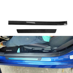 2022 Carbon Fiber Interior kits Door Sills For Subaru BRZ Inside Car Threshold Trim Add On Style 4PCS