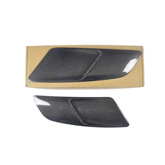 Carbon Fiber Engine Hood Cover Vents Car Auto Exteriors Trims Fit For Ford Mustang 2015+