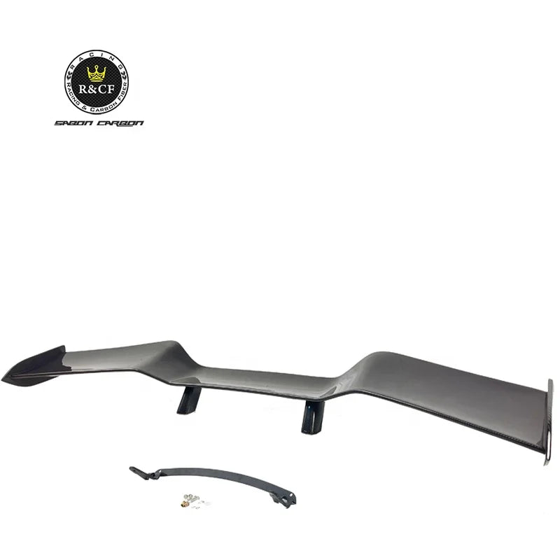 Z06 style Carbon Fiber Rear Spoiler High Wing For Corvette C8 Z07 NON-Z06 2019-21 Carbon Fiber Rear Spoiler Wing