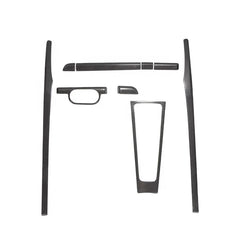 9pcs Interior Trims full set Glossy Black Color Dry Carbon Add on Style For Porsche 991 718 981 Boxster Cayman LHD