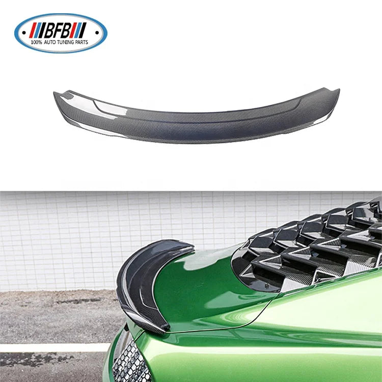 For 2015-2017 Mustang GT 350 Carbon Fiber Rear Trunk Spoiler Wing GT350 Style Trunk Ducktail