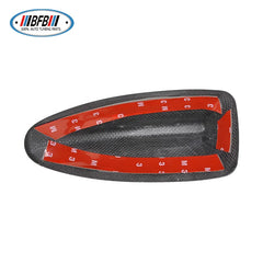Real Dry Carbon Fiber Car Shark Fin Roof Antenna Sticker For BMW 5 Series F10 2012-2016