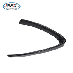 BFB Shiny black Real Dry Carbon Fiber add on V shape Front Grill trims in front bumper for Alfa Romeo Stelvio SUV 2017+