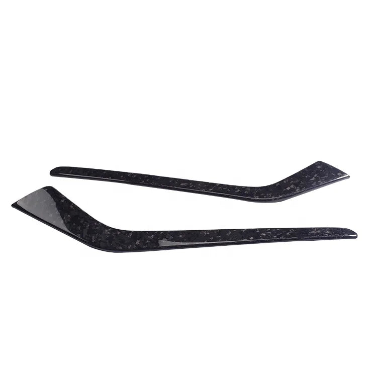 Forged Carbon Car Interior Trims Center Console Side Trim Strips for Tesla Model 3 2017up