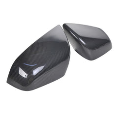 100% Real Carbon Fiber Rearview Mirror Cover - For Tesla Model X - Dry Carbon Fiber Mirror Shell Sticker