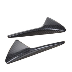 100% Real Carbon Fiber Camera Trim for Turn Signal - For Tesla Model S X 3 - Carbon Fiber Leaf Board Cover