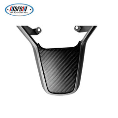 100% Real Carbon Fiber Matte Steering Wheel Cover Decoration - For Tesla Model Y 3 - One-piece Steering Wheel Cover Shell