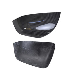 100% Real Carbon Fiber Rearview Mirror Cover - For Tesla Model X - Dry Carbon Fiber Mirror Shell Sticker
