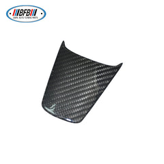 100% Real Carbon Fiber Steering Wheel Cover - For Tesla Model 3 - Glossy Titanium Disc Cover Sticker