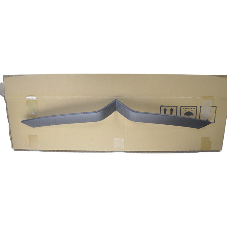 100% Real Carbon Fiber Front Lip Trim for Grille - For Tesla Model X - Carbon Fiber Matte Grille Grid Strip