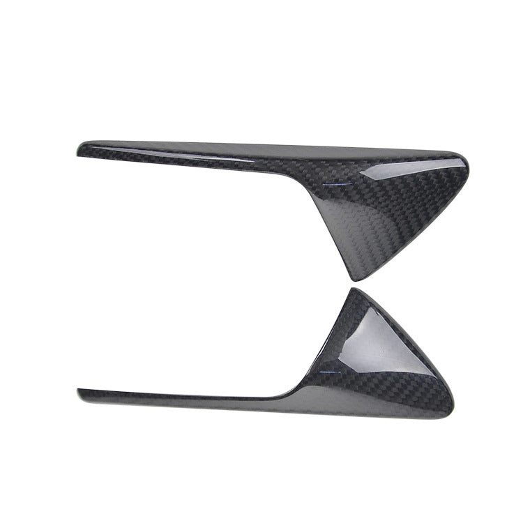 100% Real Carbon Fiber Camera Trim for Turn Signal - For Tesla Model S X 3 - Carbon Fiber Leaf Board Cover