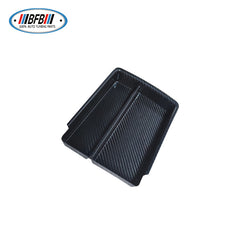 100% Real Carbon Fiber Storage Box Cover - For Tesla Model X S 2014-2020 - Carbon Fiber Interior Trim Glossy
