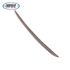 100% Real Carbon Fiber Forged Rear Trunk Trim Tailgate Strip Tail Door Trim for Tesla Model X - Rear Trunk Decoration Modification