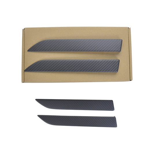100% Real Carbon Fiber Matte Door Handle Sticker - For Tesla Model X - Exterior Handle Cover Carbon Fiber Door Handle Sticker Modification Accessories