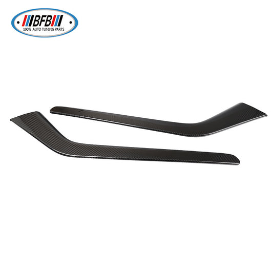100% Real Carbon Fiber Center Console Gear Shift Sides Trim - For Tesla Model 3 - Glossy Gear Shift Panels