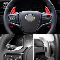 Real Carbon Fiber Steering Wheel Paddle Shift For Lexus ES IS UX Shift Paddle Extension Shifter