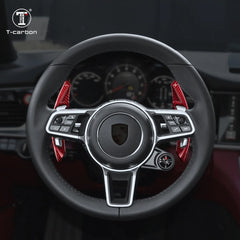 T-carbon Car Steering Wheel Shift Extension Paddle Shifter For Porsche 911 991 Boxster Cayman 718 Cayenne Macan Panamera 911 981