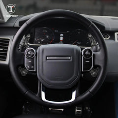 T-carbon Carbon Fiber Car Steering Wheel Shift Paddle Shifter For Land Rover Range Rover Discovery Jaguar XJ XE XFL XF