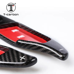 T-carbon Carbon Fiber Shift Paddle Shifter For BMW G Series G30 G38 G10/G12 Toyota Supra A90 Paddle Shift Car Accessories