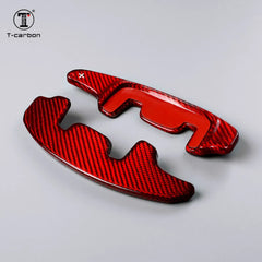 T-carbon Carbon Fiber Steering Wheel Shift Paddle Shifter Extension For Mercedes Benz AMG E53 CLS53 Paddle Shifters Car Gear Acc