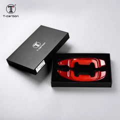 T-carbon Carbon Fiber Steering Wheel Shift Paddle Shifter Extension For Mercedes Benz AMG E53 CLS53 Paddle Shifters Car Gear Acc