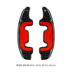 T-carbon Carbon Fiber Steering Wheel Shift Paddle Shifter Extension For Mercedes Benz AMG E53 CLS53 Paddle Shifters Car Gear Acc