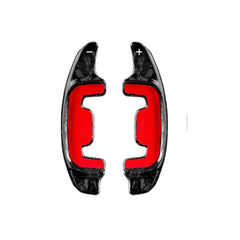 T-carbon Carbon Fiber Steering Wheel Shift Paddle Shifter Extension For Mercedes Benz AMG E53 CLS53 Paddle Shifters Car Gear Acc