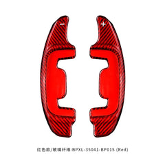 T-carbon Carbon Fiber Steering Wheel Shift Paddle Shifter Extension For Mercedes Benz AMG E53 CLS53 Paddle Shifters Car Gear Acc