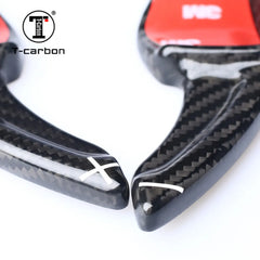 T-carbon Carbon Fiber Steering Wheel Shift Paddle Shifter Extension For Volkswagen VW Golf MK5 MK6 GTI CC Scirocco Jetta Polo