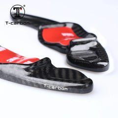 T-carbon Carbon Fiber Steering Wheel Shift Paddle Shifter Extension For Volkswagen VW Golf MK5 MK6 GTI CC Scirocco Jetta Polo