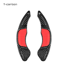 T-carbon Carbon Fiber Steering Wheel Shift Paddle Shifter For Volkswagen VW Golf MK7 MK7.5 R GTI GTD Polo 6R GTI Scirocco 15-20