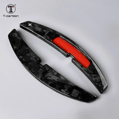 T-carbon Steering Wheel Extension Paddle Shifter For Porsche Panamera 911 Cayenne 992 2021 Carbon Fiber Shift Paddle Shifters