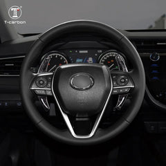 T-carbon Steering Wheel Shift Paddle For Toyota Camry Corolla Avalon Levin RAV4 2018-2020 Carbon Fiber Paddle Shifter